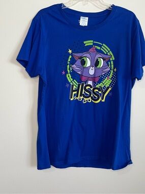 Port and Company Royal Blue "HISSY" Graphic Short Sleeve Tee